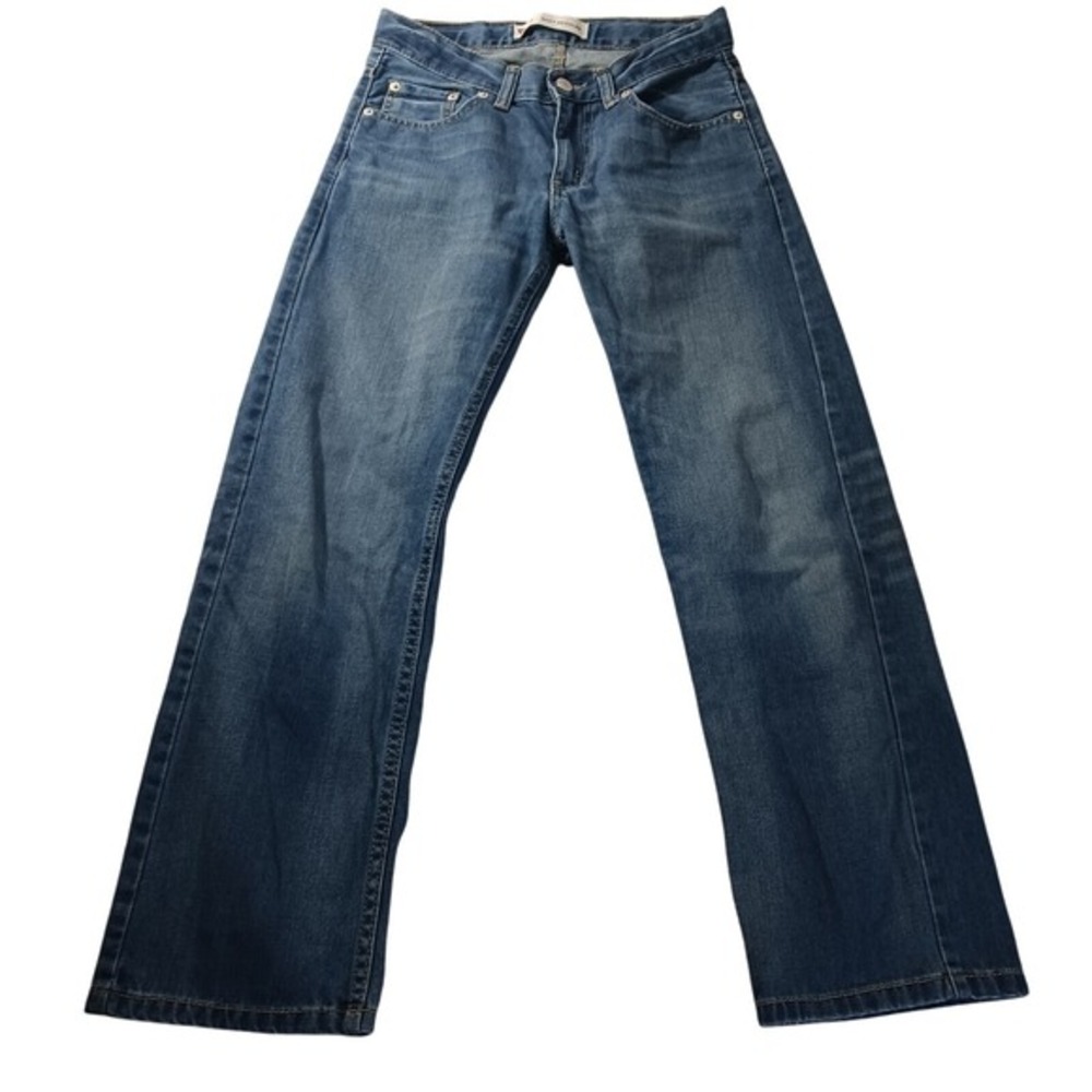 Levi's 505 Boys‎ Youth 12 Regular Fit Straight Leg Blue Jeans Classic Denim